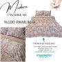 ETEHOMETEX %100 Pamuk Nevresim Takımı ÇİFT KİŞİLİK ESİNTİ PUDRA 8696474232114